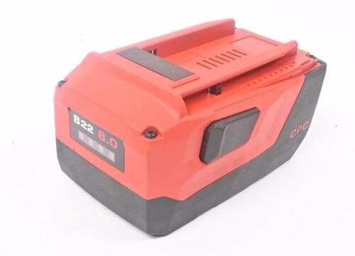 BATTERY: A Hilti B22 21.6V lithium-ion battery