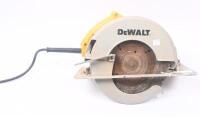 SAW: A Dewalt circular saw model no DW-839XE