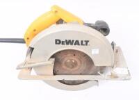 SAW: A Dewalt circular saw model no DW-839XE - 2