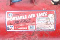 AIR TANK: A nine gallon portable air tank by Mid West Products USA.&nbsp; - 2