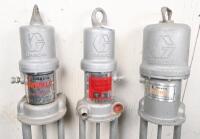 PUMPS: Three industrial pumps by Graco including two air motor model no 2Q3978 pump model no 204117 along with air motor model 205038 pump model 205789 - 2