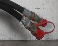 HOSE: A large roll of Parker Elite 692-8-8 WP 21.0 MPA 3046 PSI hose, believed to be hydraulic hose. - 2