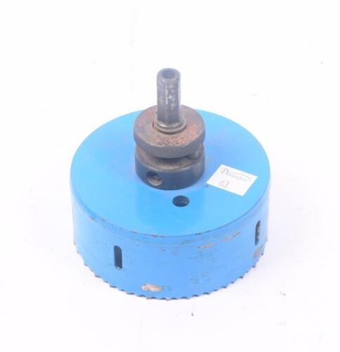 HOLE SAW: A Sutton tools 102mm hole saw with arbor