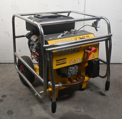 HYDRAULIC POWER PACK: A Atlas Copco LP 18-40 PE petrol operated hydraulic power pack