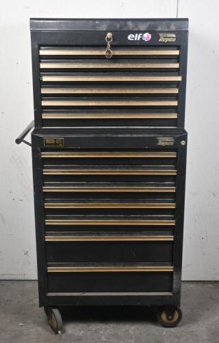 TOOL CHEST: A Repco branded mobile tool chest, with contents.