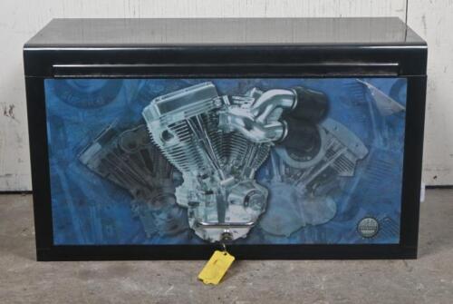 TOOL BOX: A S&S branded 4-drawer tool box with contents including spanners & sockets.