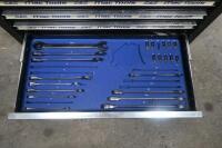 TOOL BOX: A S&S branded 4-drawer tool box with contents including spanners & sockets. - 4