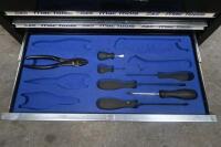 TOOL BOX: A S&S branded 4-drawer tool box with contents including spanners & sockets. - 5