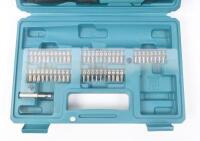 SCREWDRIVER: A Makita 3.6v pen screwdriver built in battery usb rechargeable 80 piece kit model DF001DW. - 3