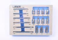 SPANNER & SOCKET SET: A BA Spanner & Socket Set by Laser Tools UK, 17pc, new in box.