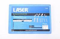 SPANNER & SOCKET SET: A BA Spanner & Socket Set by Laser Tools UK, 17pc, new in box. - 2
