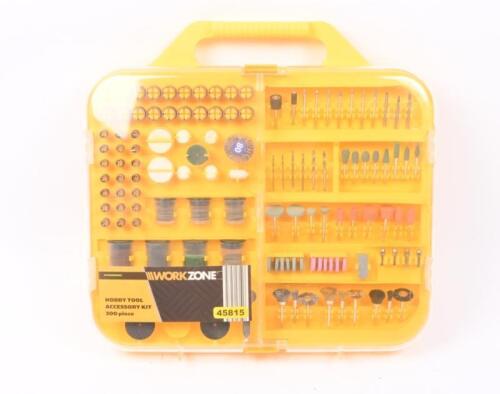 DREMEL ATTACHMENTS: A WorkZone hobby tool accessory kit, attachments suitable for Dremel use