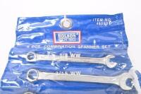 SPANNER SET: A Rolson 8pc combination spanner set, complete in tool roll. - 2
