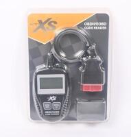 CODE READER: A OBDII/EOBD code reader by Auto XS, new and sealed in packaging.
