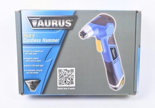 HAMMER: A 10.8v cordless hammer by Taurus, boxed with battery & charger.