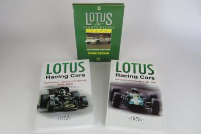 LOTUS: Three Lotus hardcover books by Pritchard/Tipler. - Price