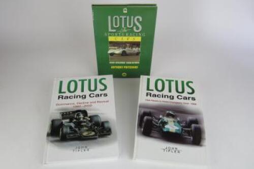 LOTUS: Three Lotus hardcover books by Pritchard/Tipler.
