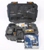 ALLNAILER: A GMC 18v magnesium allnailer,&nbsp;in case with two batteries&nbsp;and instruction manual