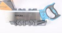TOOLS: Two tools by WorkZone including hand saw and quick-adjust belt clamp - 2