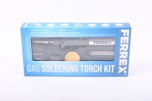 SOLDERING: A Ferrex gas soldering torch kit, new and sealed.