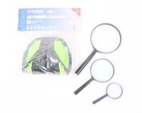 ACCESSORIES: A set of three&nbsp;magnifiers and set of UniSafe RbF95 earmuffs.