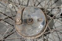 AJS: A 22", 40 spoke&nbsp;AJS 350/500cc front wheel [Sydney] - 2