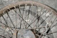AJS: A 22", 40 spoke&nbsp;AJS 350/500cc front wheel [Sydney] - 3