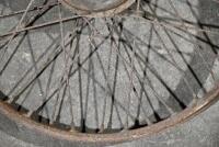 AJS: A 22", 40 spoke&nbsp;AJS 350/500cc front wheel [Sydney] - 4