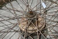 AJS: A 22", 40 spoke&nbsp;AJS 350/500cc front wheel [Sydney] - 6