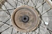 TRIUMPH: A Triumph front wheel, circa 1950's [Sydney] - 2