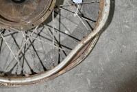 TRIUMPH: A Triumph front wheel, circa 1950's [Sydney] - 3