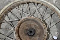 TRIUMPH: A Triumph front wheel, circa 1950's [Sydney] - 4