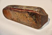 DOUGLAS: A 1920s Douglas flat petrol tank with fittings, possibly DT,&nbsp;approx. 58cm long, 24cm wide at front [Sydney] - 7