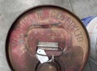 MOBIL: Four Mobil branded drums including one earlier four imperial gallon Vacuum oil company drum.&nbsp; - 2