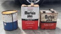 TINS: Three tins including two Mortein and one Mobil - 2