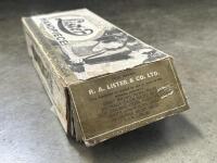 SHEARING: A early Wolsley No.3 shearing handpiece within Lister Golden Handpiece box - 4
