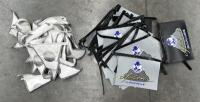 BUNTING: A selection of bunting including Tattersalls&nbsp;Historic Garage and 60 Years anniversary of the first Grand Prix at Albert Park