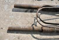 BSA: A pair of front forks and foot pegs for BSA circa 1950's [Sydney] - 3