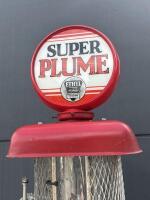 PLUME: A c1930s Gilbert & Barker&nbsp;petrol pump in Super Plume livery - 13