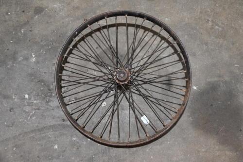 162 · DOUGLAS: A rare 24.5" 40 spoke front wheel, believed to be Douglas dirt track [Sydney]
