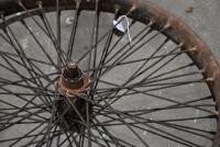 DOUGLAS: A rare 24.5" 40 spoke front&nbsp;wheel, believed to be Douglas dirt track [Sydney] - 6