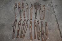 DOUGLAS: A collection of miscellaneous fork blades, believed to be Douglas, various sizes [Sydney]
