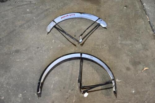 175 · MUD GUARDS: A pair of universal mud guards, circa 1920's [Sydney]