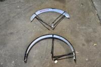 MUD GUARDS: A pair of universal mud guards, circa 1920's [Sydney]