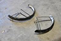 MUD GUARDS: A pair of universal mud guards, circa 1920's [Sydney] - 2