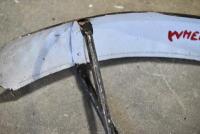 MUD GUARDS: A pair of universal mud guards, circa 1920's [Sydney] - 3