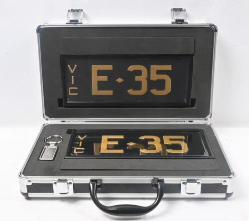Victorian Signature Series plate 'E-35', sold with rights to display - Location: Cheltenham, VIC]