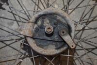 WHEEL: A British Hub Company wheel complete with speedo drive [Sydney] - 2