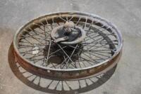 WHEEL: A British Hub Company wheel complete with speedo drive [Sydney] - 3