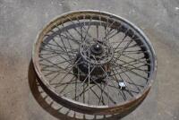 WHEEL: A British Hub Company wheel complete with speedo drive [Sydney] - 4